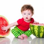 Cute-baby-with-watermelon-slices